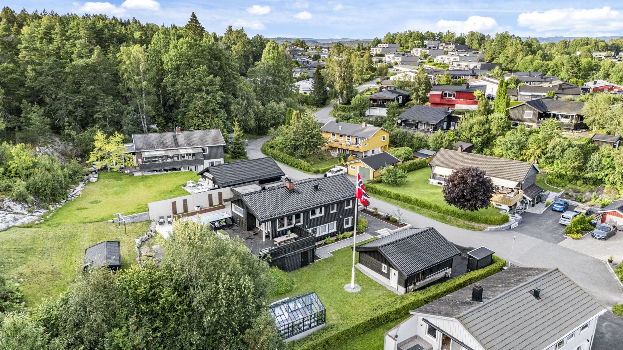 Vinterhagen i Oslo – eiendommen i nabolaget