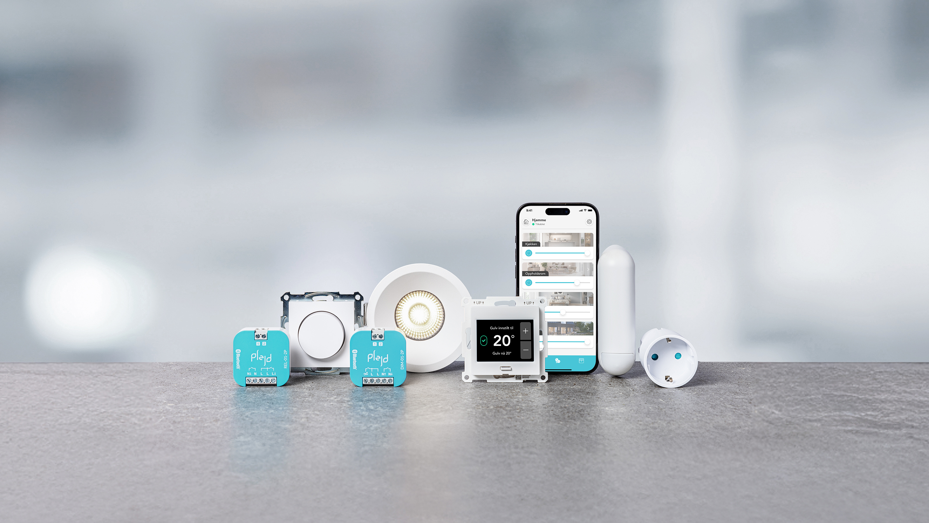 Plejd smart lysstyring - elegant og brukervennlig