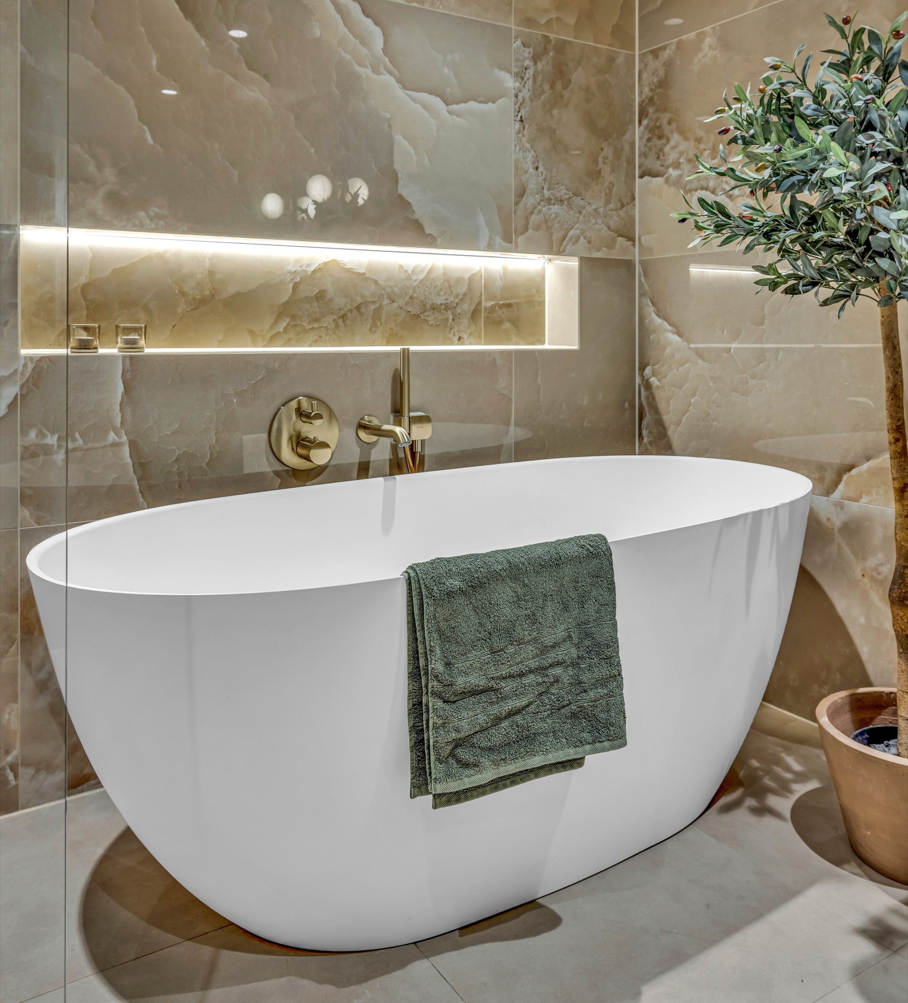 Romslig bad med spa-følelse – detaljbilde