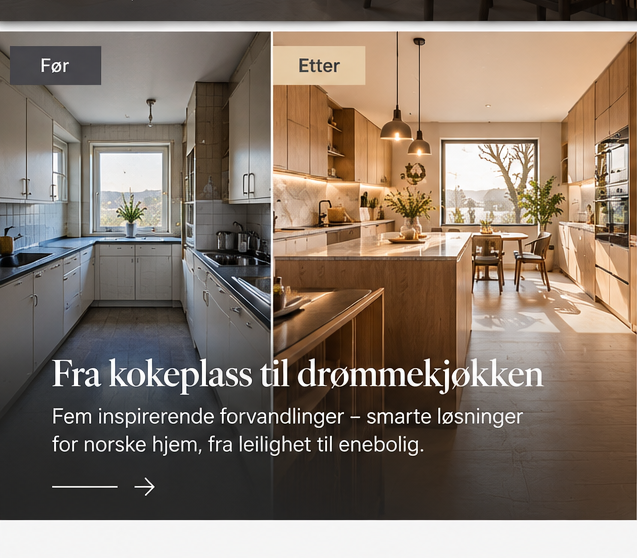 Fra hverdag til drømmekjøkken